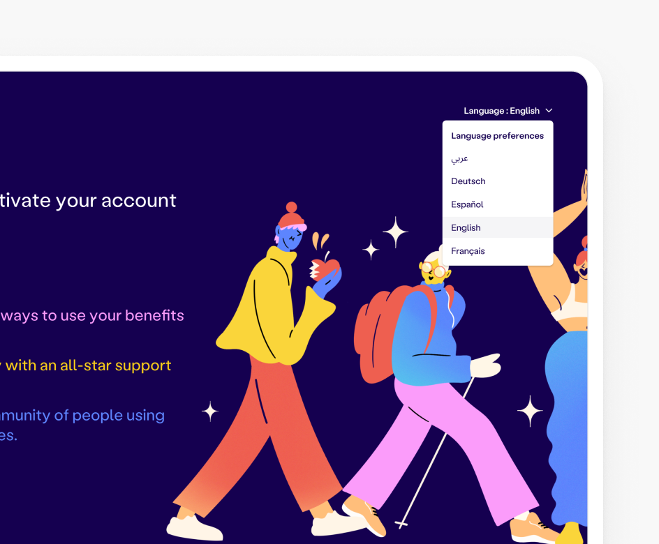 Implemented multilingual support