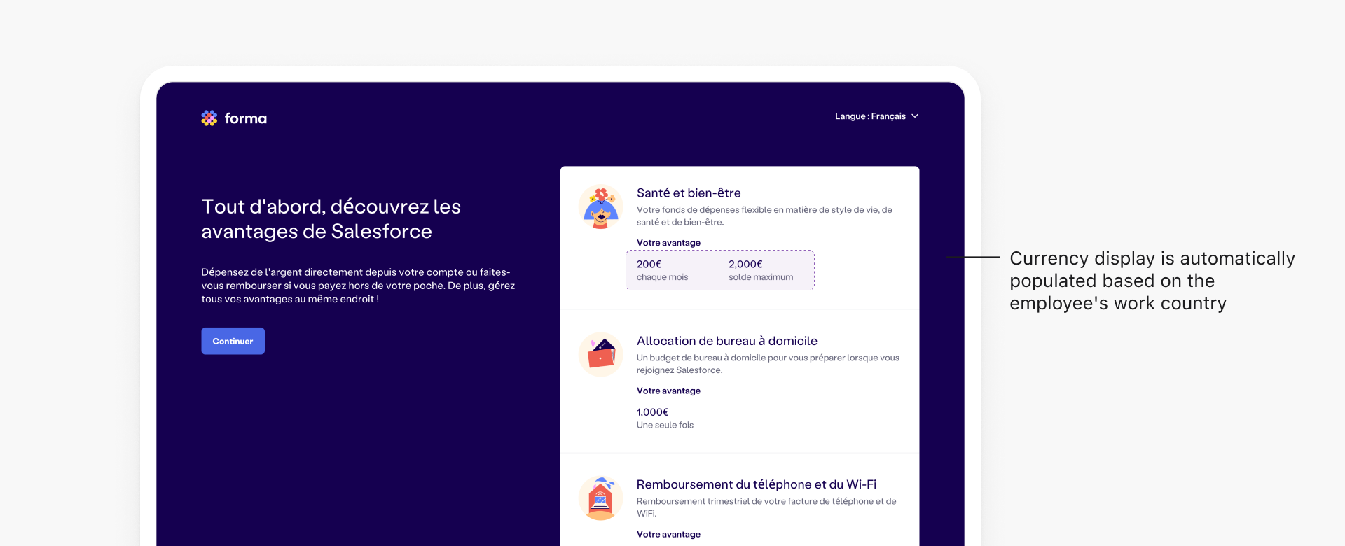 Enable automatic local currency display